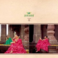 sahelee se baaten by sanskar tex colourful weightless saree online
