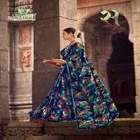 sahelee se baaten by sanskar tex colourful weightless saree online