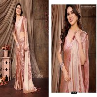 siara by shubh shree creation brasso unique colours saree with blouse