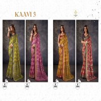 shubh shree creation kaavi vol 3 dola elegant style saree supplier