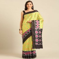 bunawat manipuri patola handloom silk regular festival wear cotton digital handloom saree wholsale