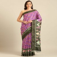 bunawat manipuri patola handloom silk regular festival wear cotton digital handloom saree wholsale