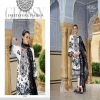 belliza designer naira black and white 3rd edition cotton pakistani suits