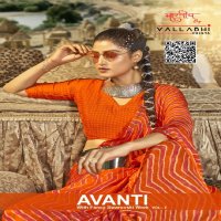 vallabhi prints avanti vol 5 georgette swaroski work saree online