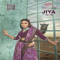 Vallabhi Jiya Vol-4 Wholesale Moss Georgette Ethnic Indian Sarees