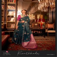 Rajtex Kanthkala Luxe Wholesale Pure Satin Handloom Weaving Function Wear Sarees