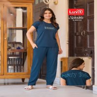 Luvit Sparkle Wholesale Tencel Fabric T-Shirt And Track