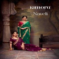 naveli by kimora unique work heavy designer saree collection