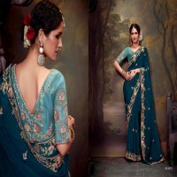 naveli by kimora unique work heavy designer saree collection