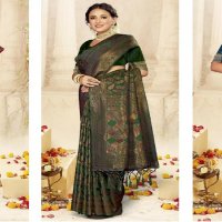 bunawat sulekha satan silk fabric festival wear wholesale sarees