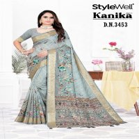 stylewell kanika digital print hit design daily wear saree exports