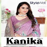 stylewell kanika digital print hit design daily wear saree exports