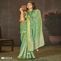 Vallabhi Jiya Vol-5 Wholesale Moss Georgette Ethnic Indian Sarees