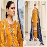 Levisha Sana Samiya Vol-2 Wholesale Cambric Cotton With Fancy Self Embroidery Dress Material