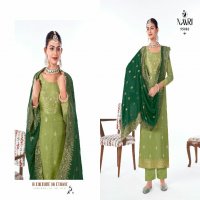 Naari Benz Vol-4 Wholesale Pure Muslin Jacquard Dress Material