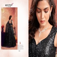 women in black by anantesh lifestyle classic look readymade net lehenga choli