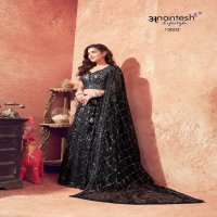 women in black by anantesh lifestyle classic look readymade net lehenga choli