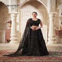 women in black by anantesh lifestyle classic look readymade net lehenga choli