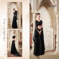 women in black by anantesh lifestyle classic look readymade net lehenga choli