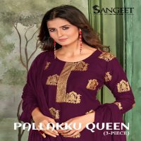 Sangeet Pallakku Queen 3 Piece Wholesale Readymade Suits