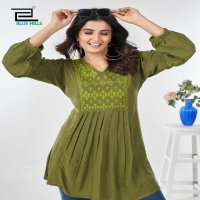 Blue Hills Manu Bhaker Wholesale 14 Kg Reyon Short Tops