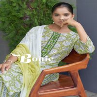 Bonie Guzarish Wholesale Kurti Plazzo And Dupatta Catalog