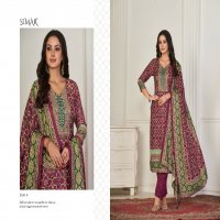 Glossy Simar The Chocolate 2047 Wholesale Pure Pashmina Winter Salwar Suits