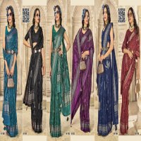 Vallabhi Simmy Wholesale Brasso Print Indian Sarees