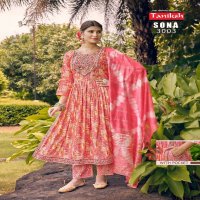 Taniksh Sona Vol-3 Wholesale Capsule Print Kurtis With Pant And Dupatta