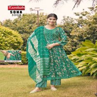 Taniksh Sona Vol-3 Wholesale Capsule Print Kurtis With Pant And Dupatta