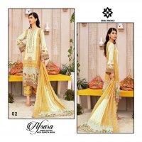 Zesh Textile Afsara Wholesale Linen Cotton With Dupatta Work Dress Material