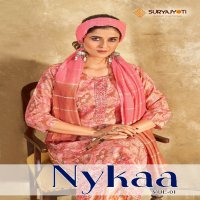 Suryajyoti Nykaa Vol-1 Wholesale Pure Modal With Neck Embroidery Readymade Dress