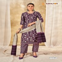 Suryajyoti Nykaa Vol-1 Wholesale Pure Modal With Neck Embroidery Readymade Dress