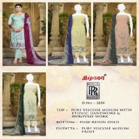 bipson prints rolls royce 2850 ethnic handwork muslin suits