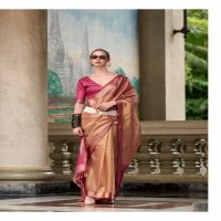 rajpath titan silk traditional tissue silk party wear saree for women