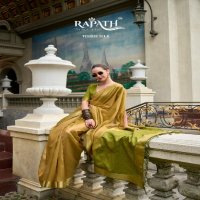 rajpath titan silk traditional tissue silk party wear saree for women