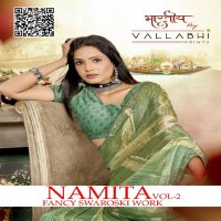 Vallabhi Namita Vol-2 Wholesale With Fancy Swaroski Work Sarees