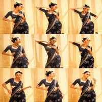 Trirath Femina Wholesale Daani Georgette With Foil Print Sarees