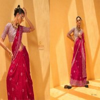 Trirath Femina Wholesale Daani Georgette With Foil Print Sarees