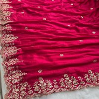 BT-398 Wholesale Pure Two Tone Vichitra Silk Festive Sarees