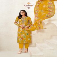 Suryajyoti Kora Vol-1 Wholesale Pure Modal Print With Embroidery Dress Material