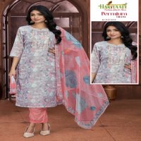 Hariyaali Premium Linen Wholesale Readymade 3 Piece Suits Combo