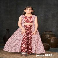 Lucaya Jenny Vol-6 Wholesale ethnic wear kids 3-piece indo western collection