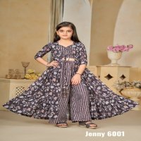 Lucaya Jenny Vol-6 Wholesale ethnic wear kids 3-piece indo western collection