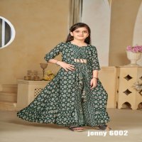 Lucaya Jenny Vol-6 Wholesale ethnic wear kids 3-piece indo western collection