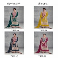 Gulkayra Sayra Wholesale Designer Free Size Stitched Suits