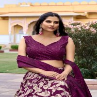 LNB Amrita Wholesale Tussar Silk Printed Lehenga Choli