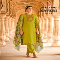 Rangoon Kaveri Wholesale Viscose With Khatli Work Readymade Suits