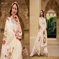Lily And Lali Khwaish Wholesale Handwork Viscose Silk Kurti With Pant And Dupatta