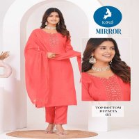 mirror by kaya straight cut readymade rayon salwar suits